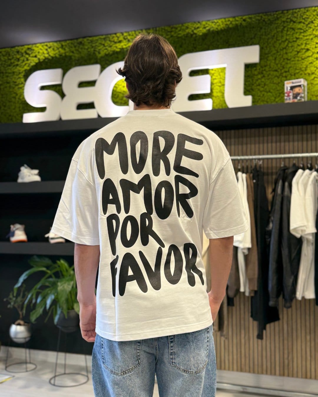 T-Shirt "MORE AMOR" white