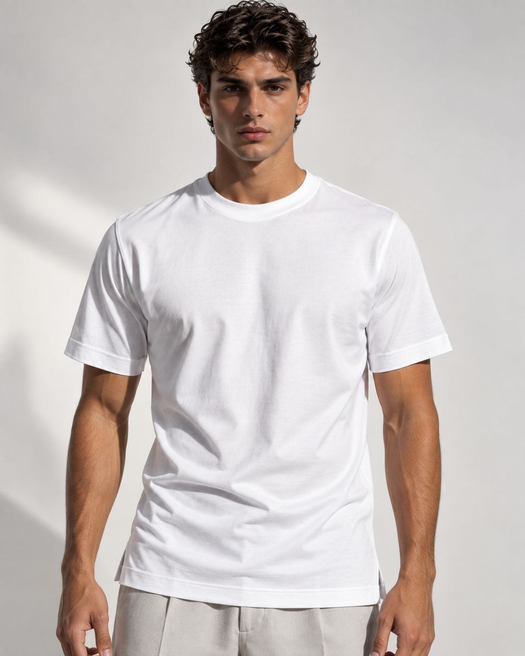 T-Shirt Filo Di Scozia Bianco