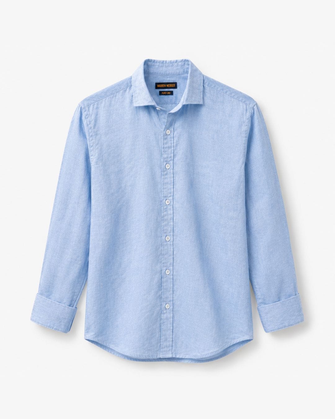 Camicia Puro Lino Celeste
