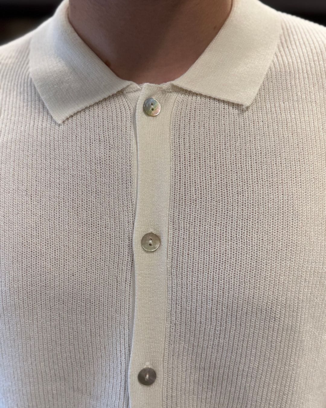 Camicia in filo bianca