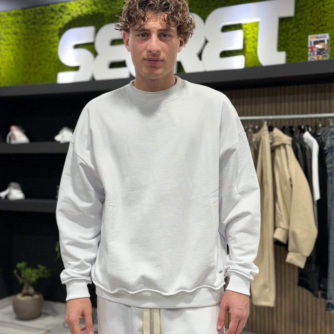 Felpa reverse white