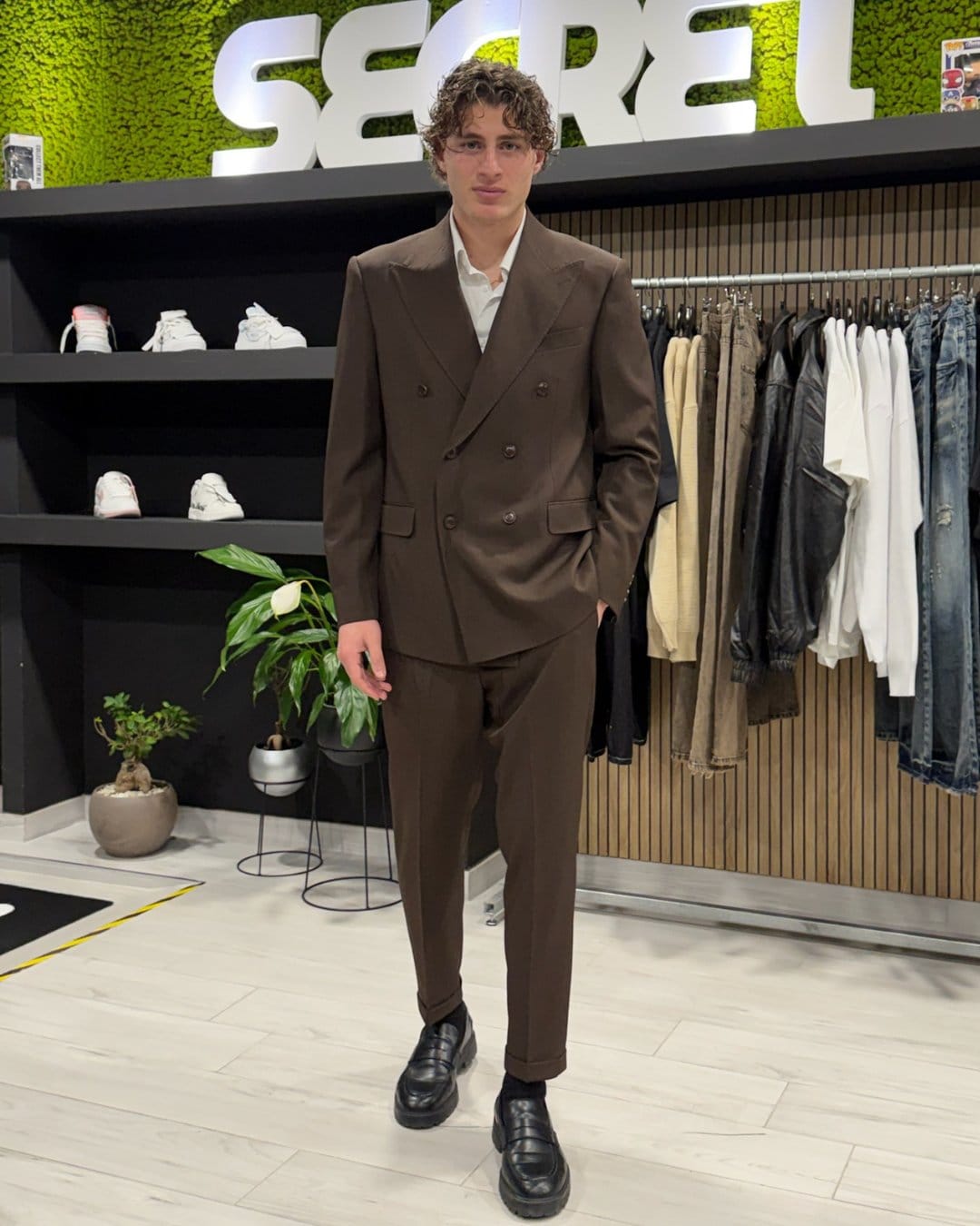 Completo doppiopetto brown