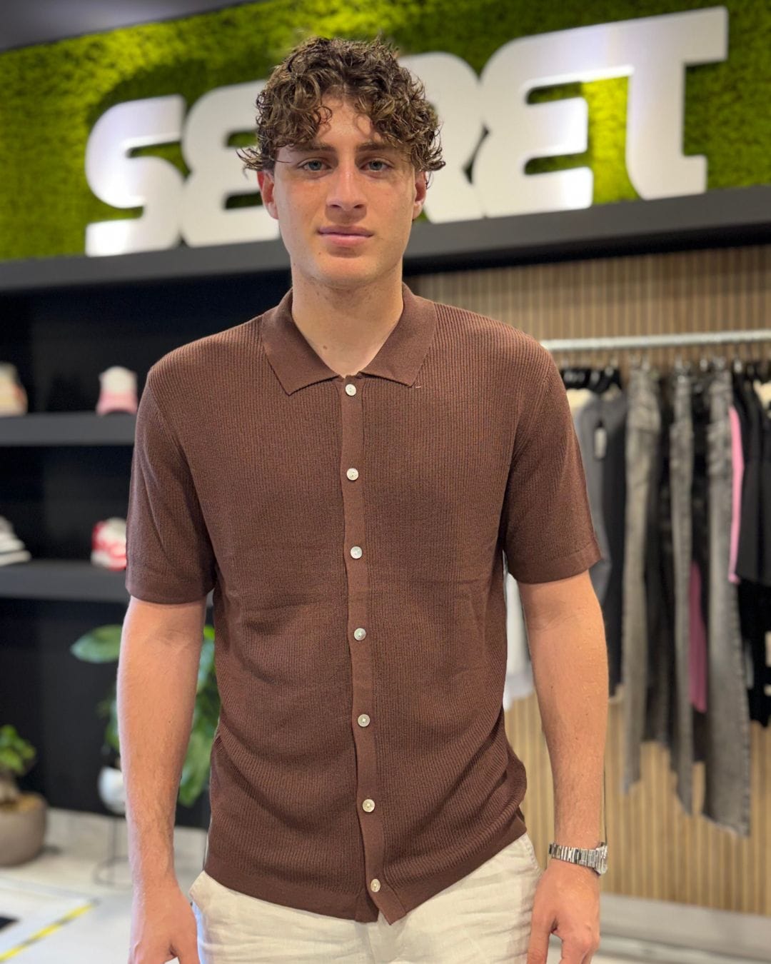 Camicia in filo moro