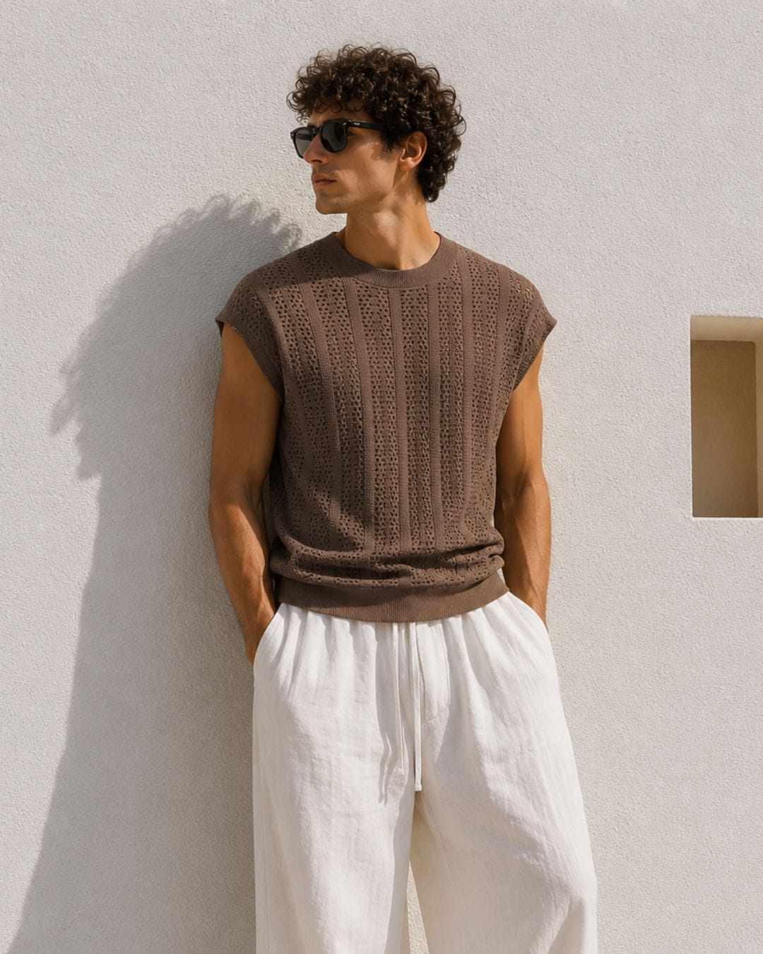 smanicato in maglia Marbella moro