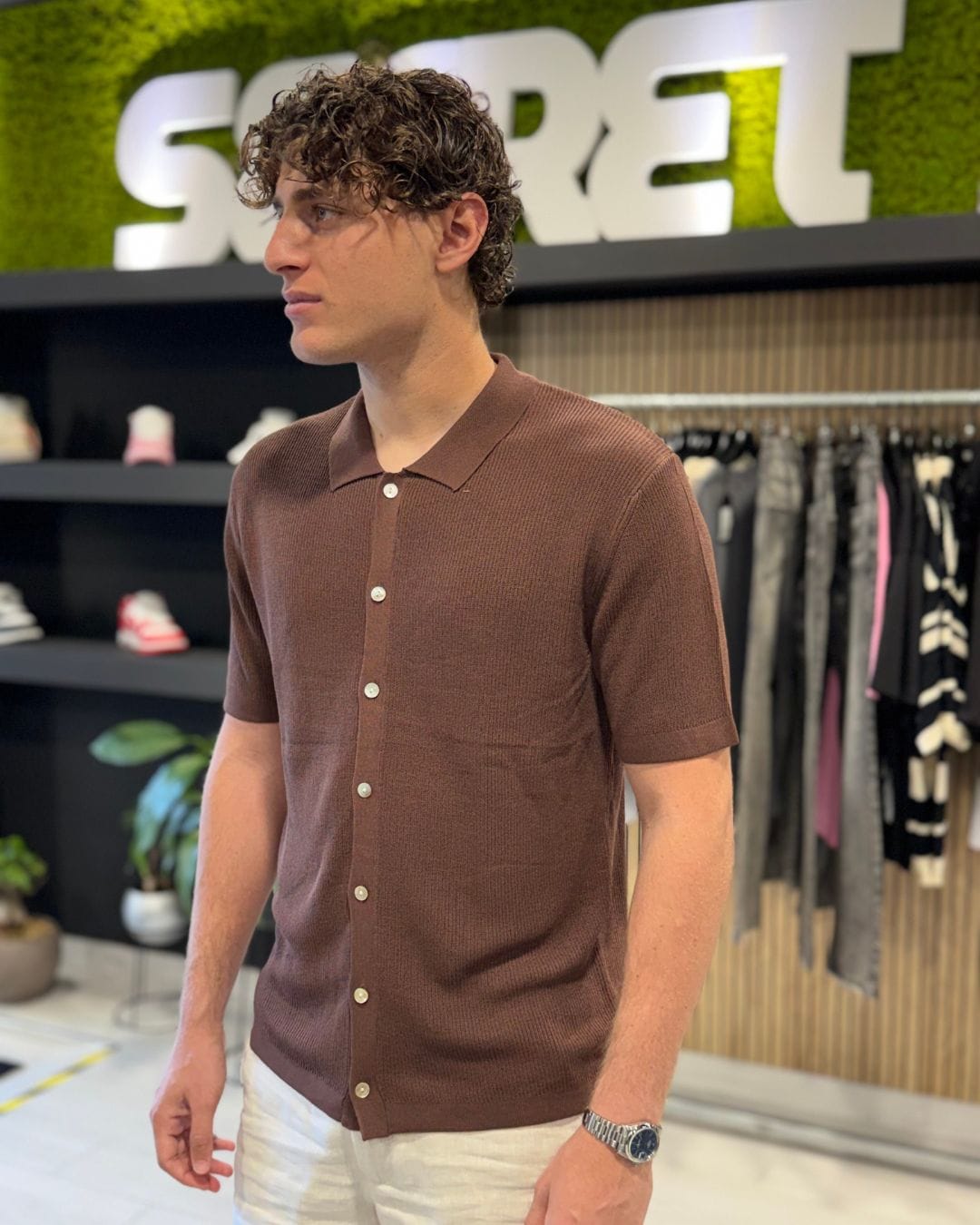 Camicia in filo moro