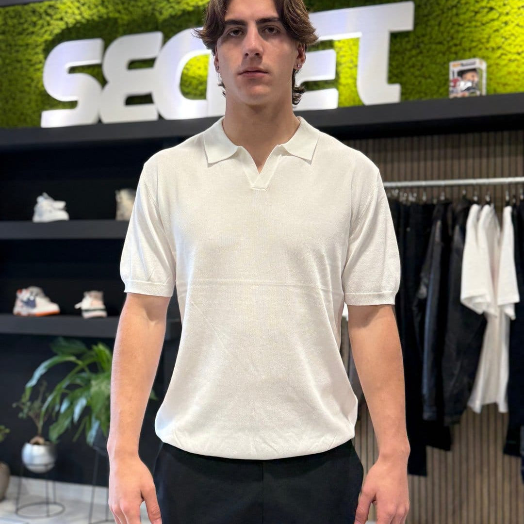 Polo amalfi white
