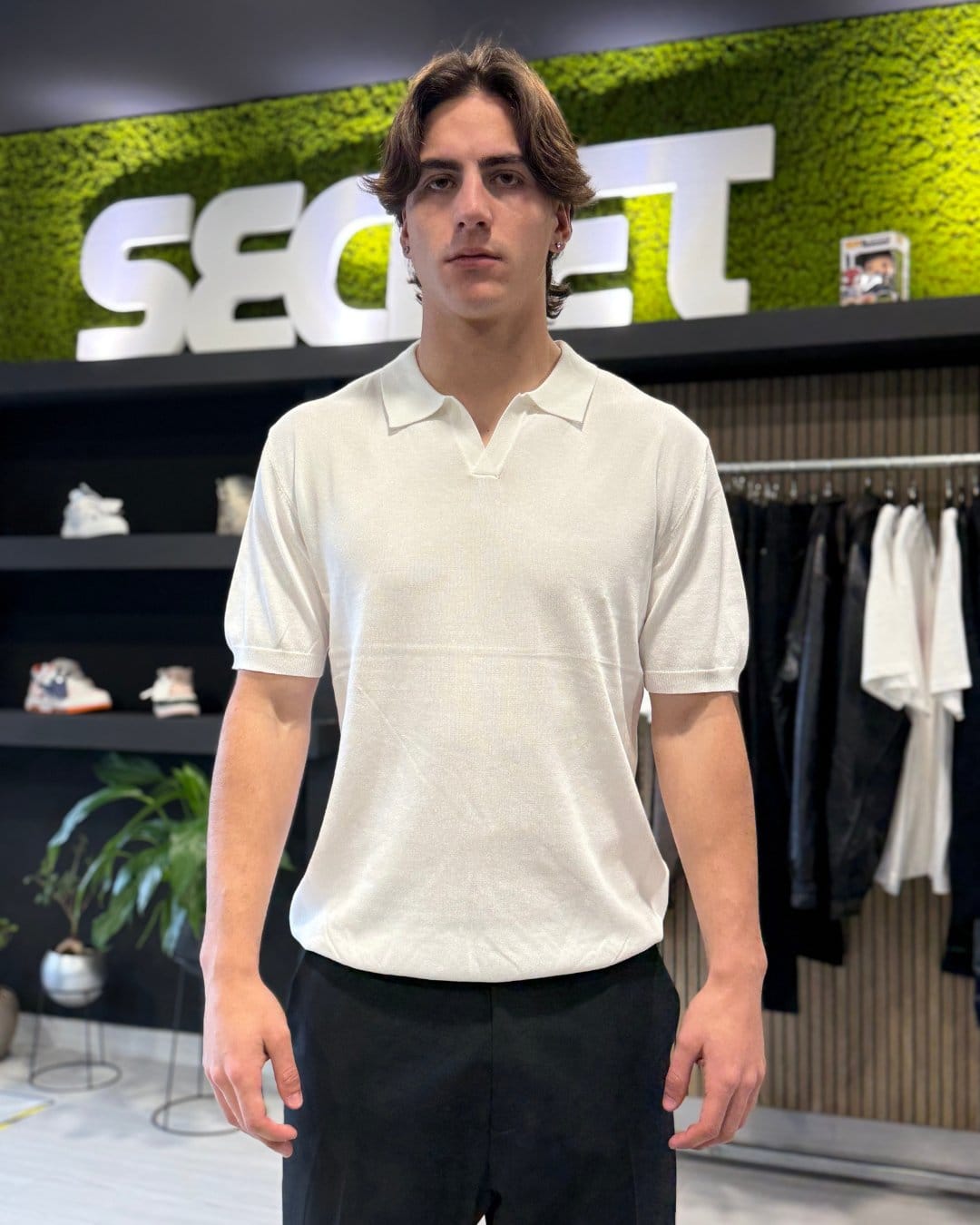 Polo amalfi white