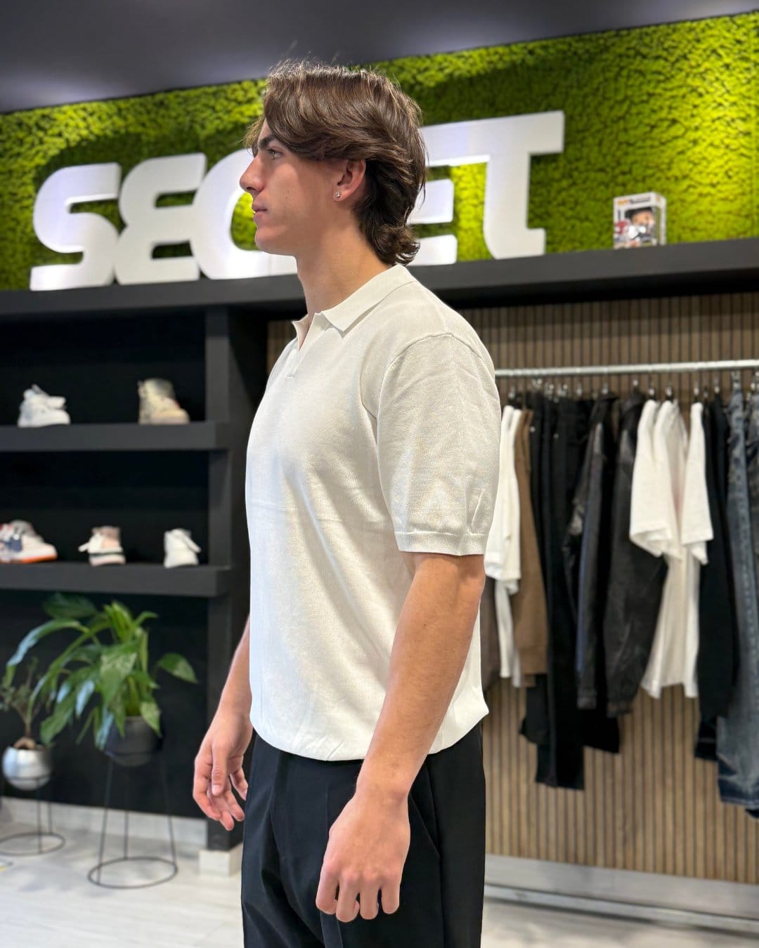 Polo amalfi white