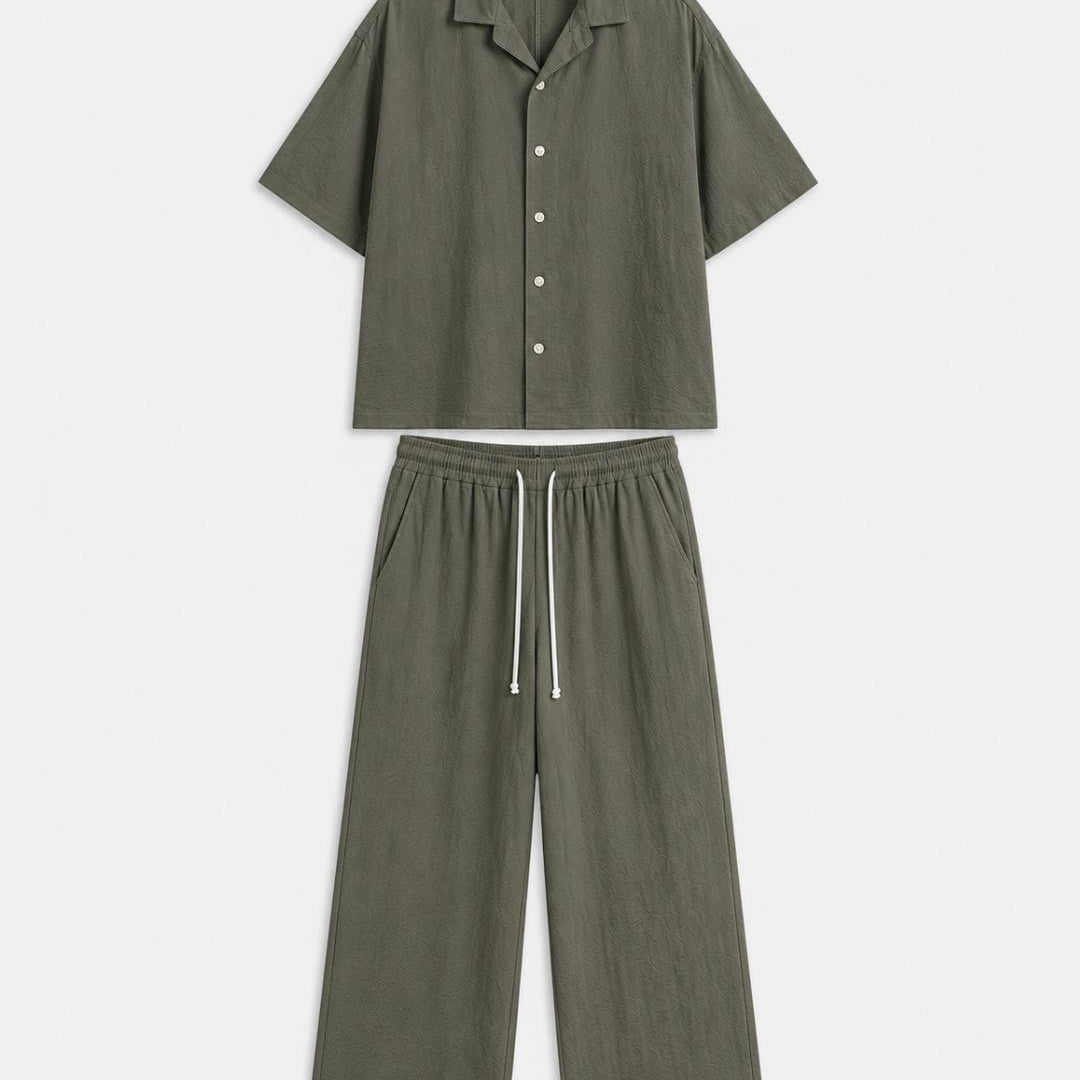Completo Santorini Verde Militare