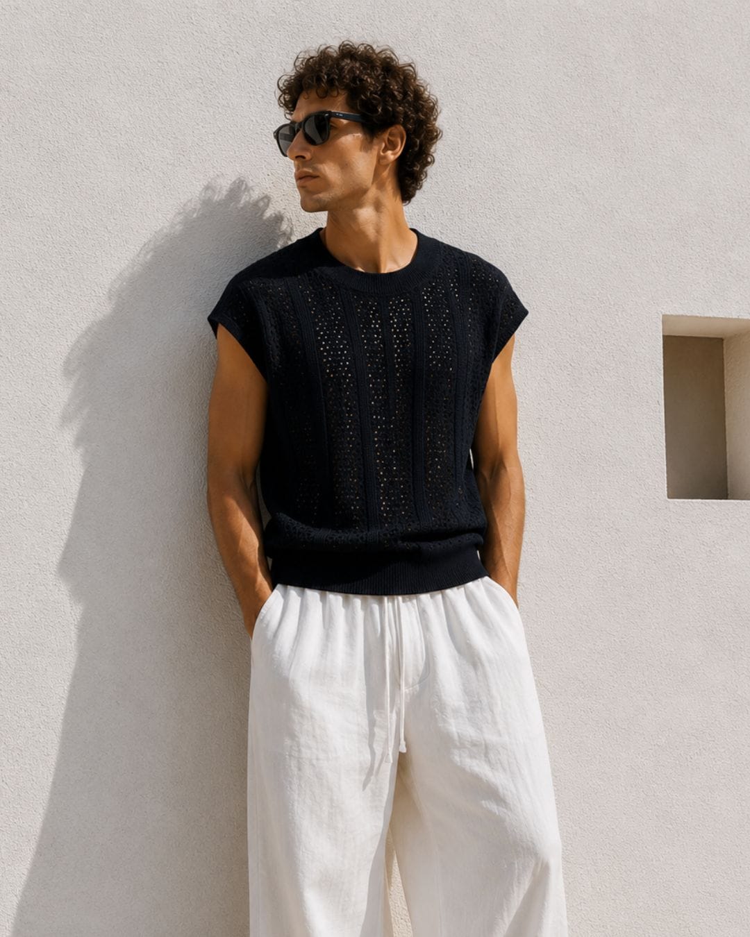 smanicato in maglia Marbella black