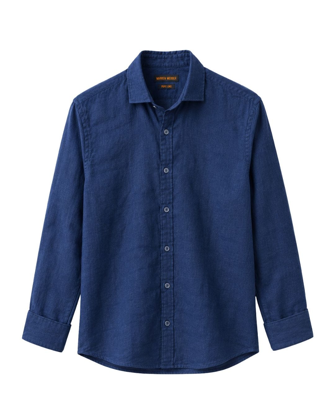 Camicia Puro Lino Blu