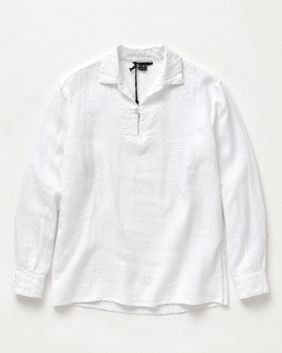 Camicia Collo Cubano Bianco (100% Lino)