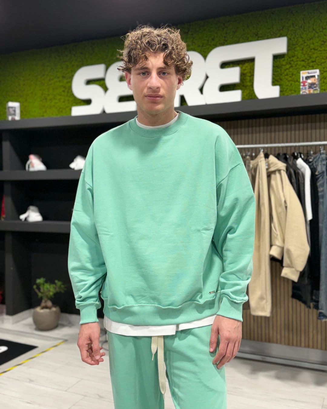 Felpa reverse mint