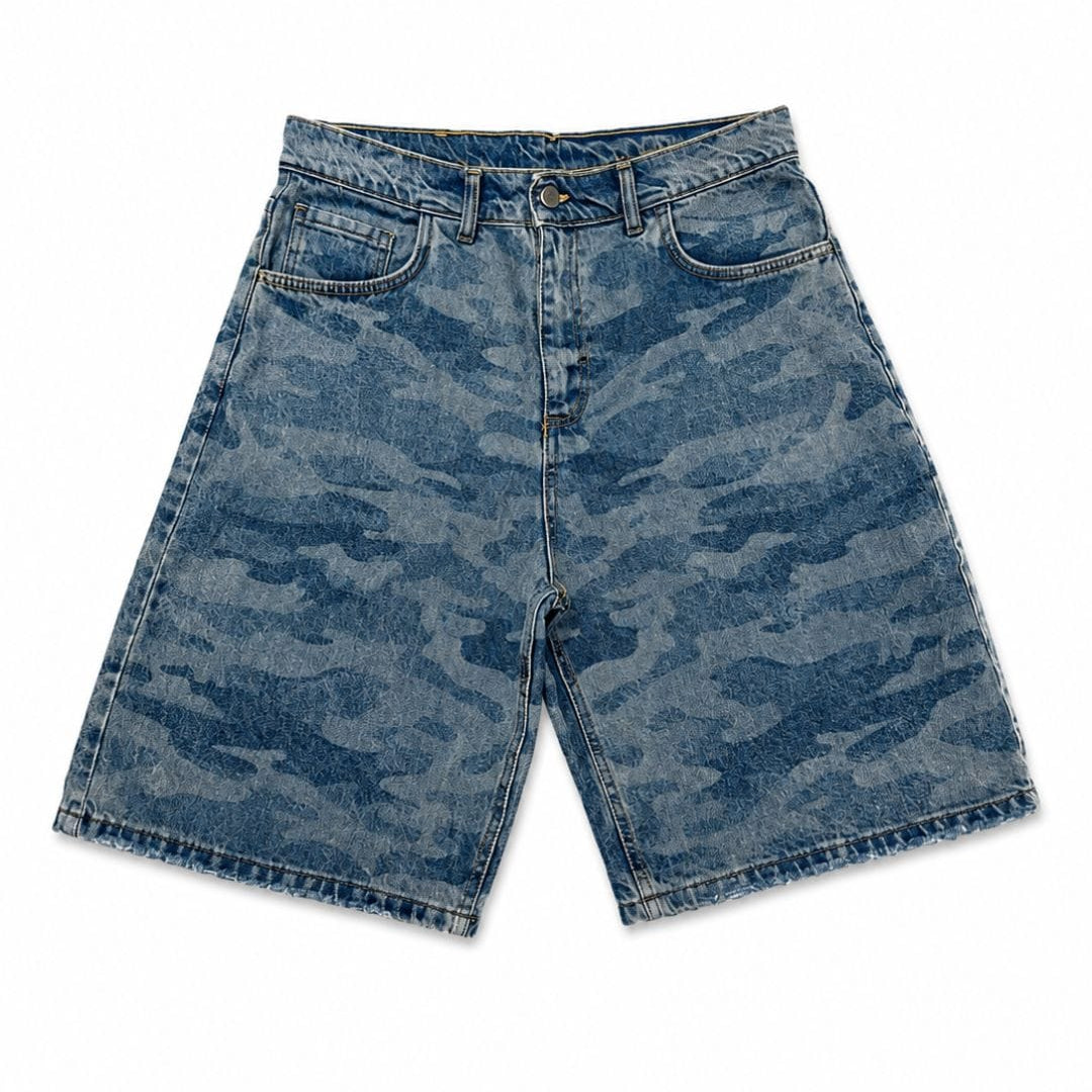 Jeans Camouflage Blue