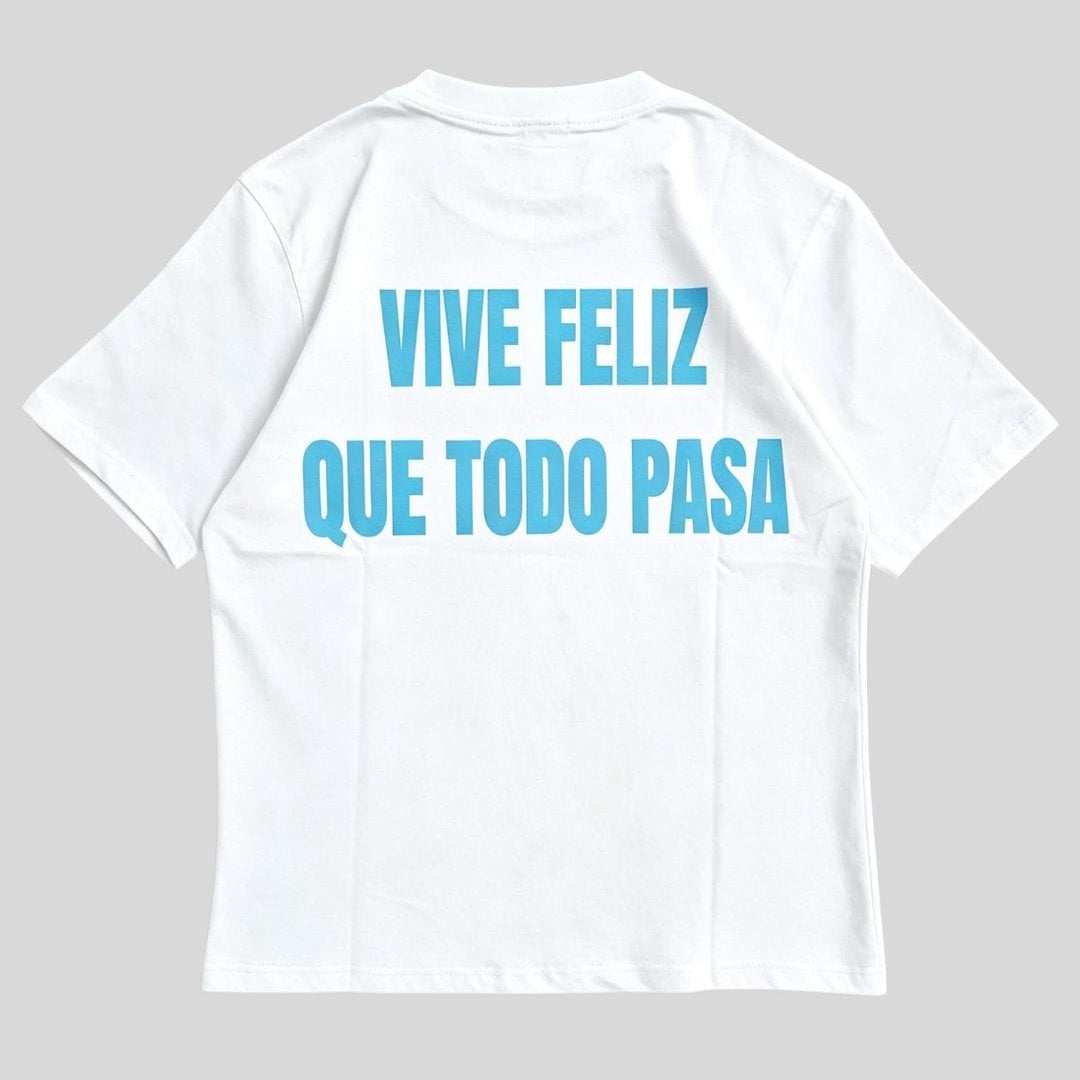 T-Shirt "TODO PASA" white/blue