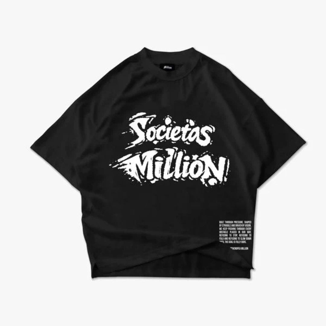 T-Shirt Societas #1 nera