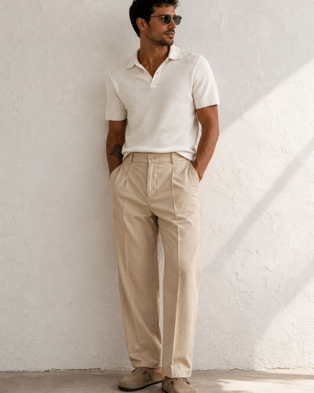 Pantalone Paradiso Beige (misto lino)