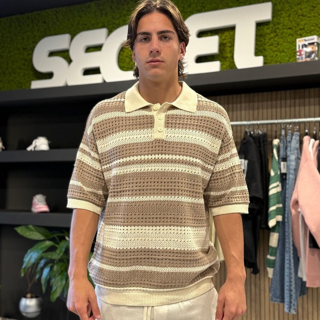 Polo Bahamas Khaki & White