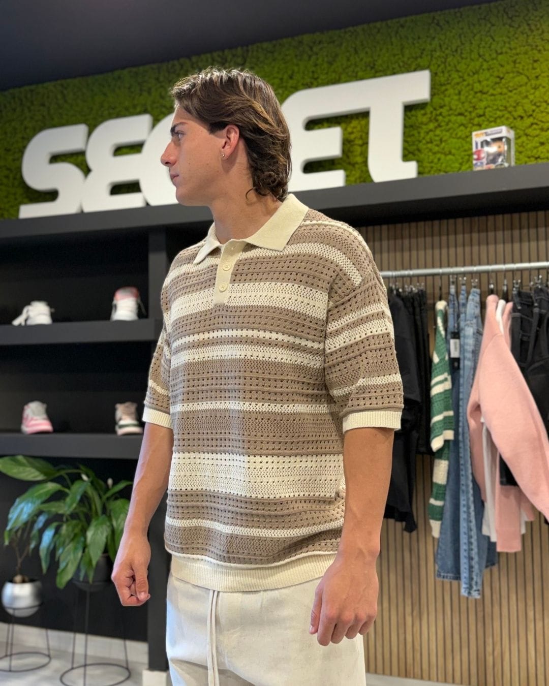 Polo Bahamas Khaki & White