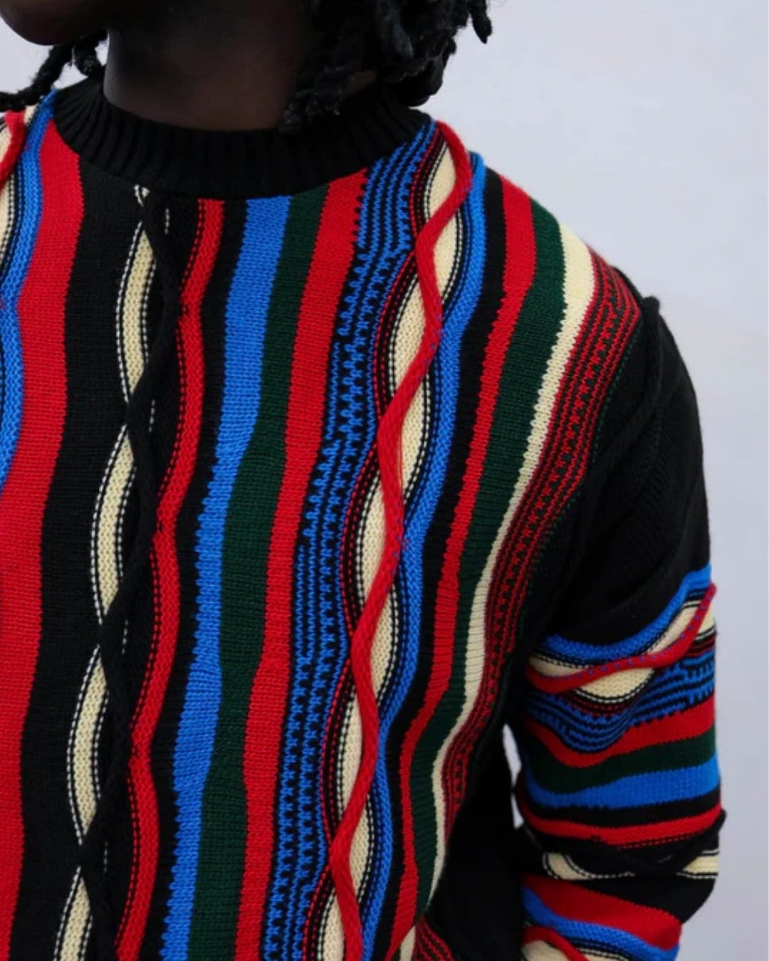 Maglione multicolor black