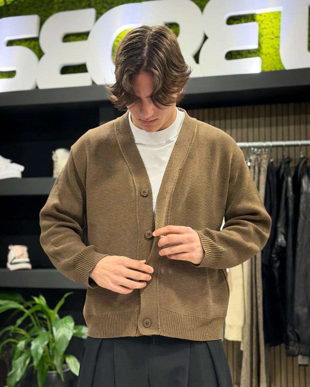 Cardigan brown
