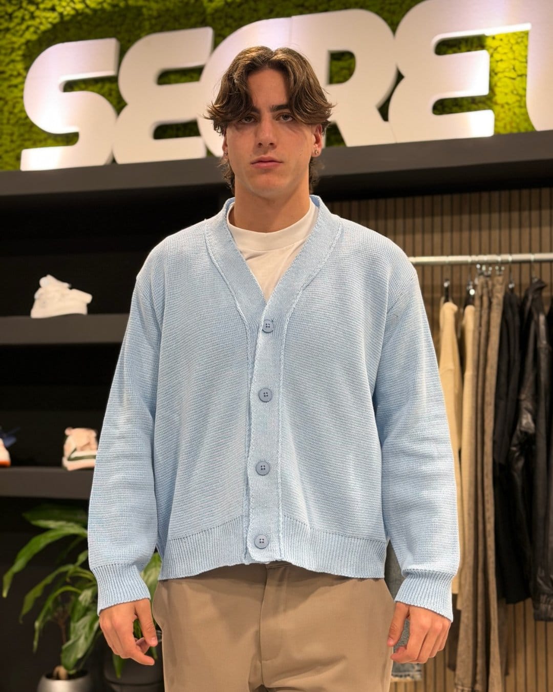 Cardigan light blue
