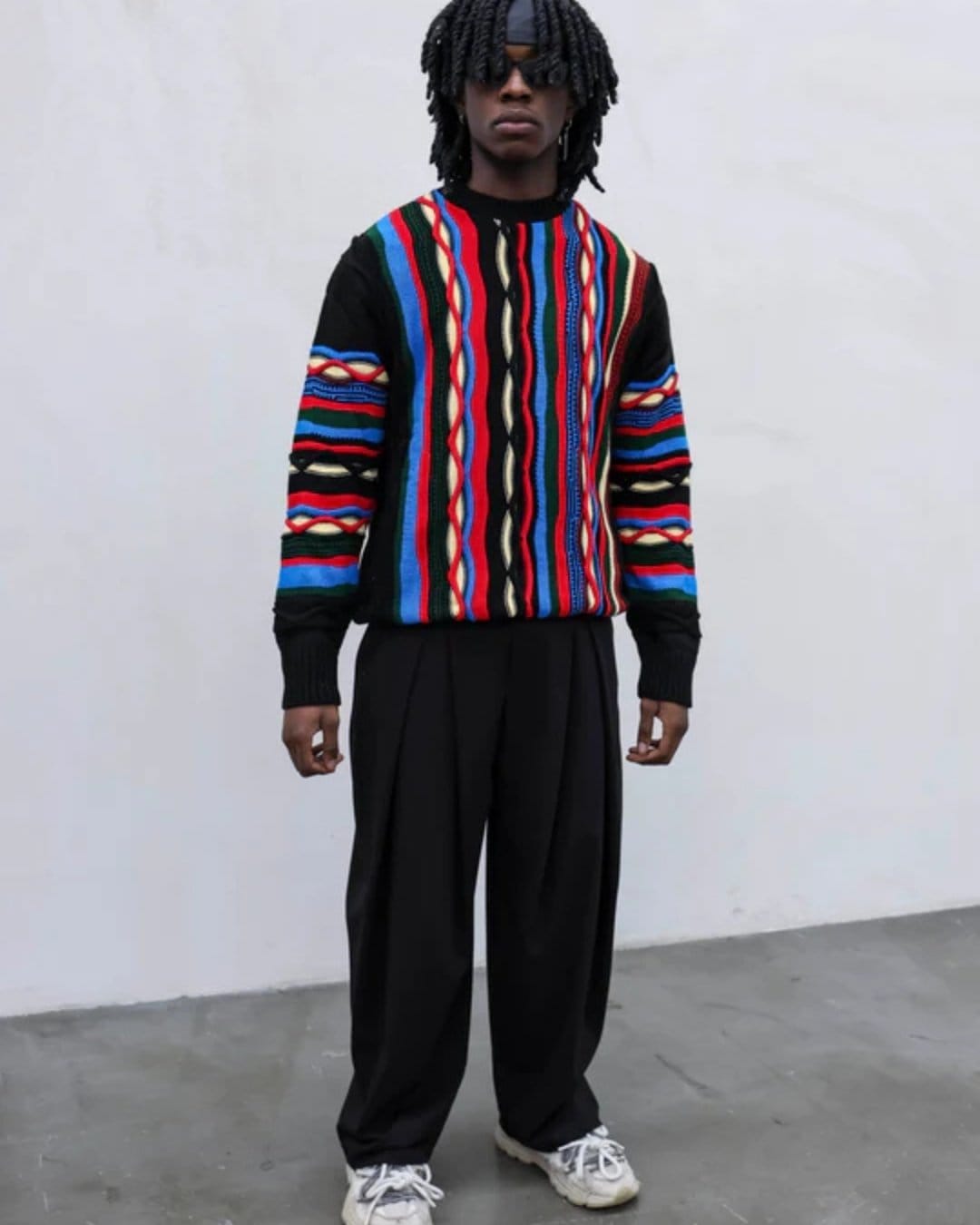 Maglione multicolor black