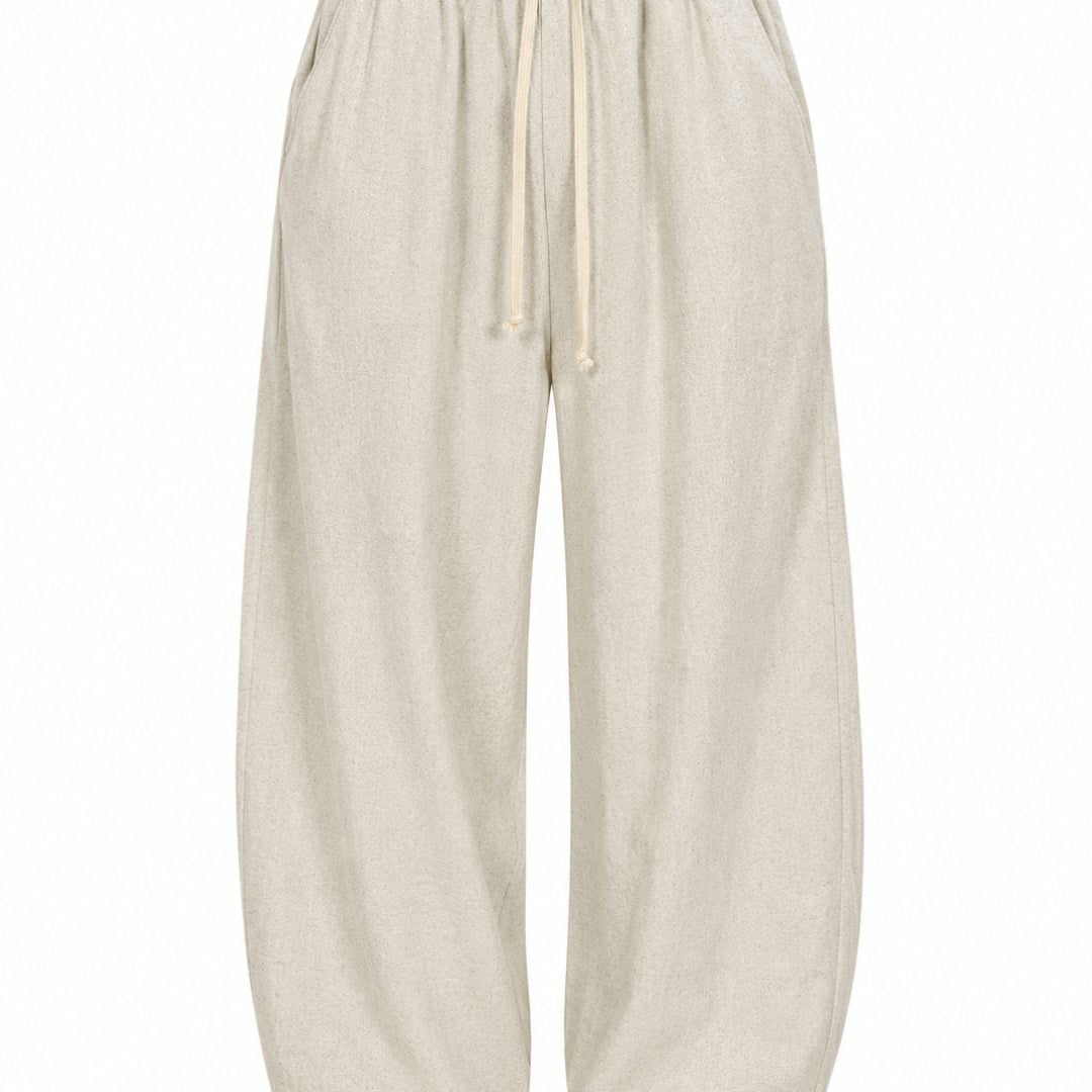 Pantalaccio Misto Lino Beige