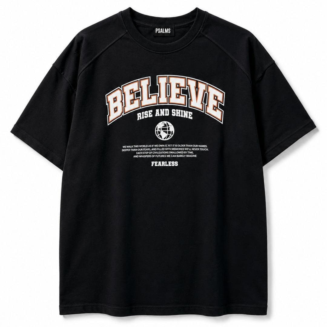 T-Shirt Believe Black