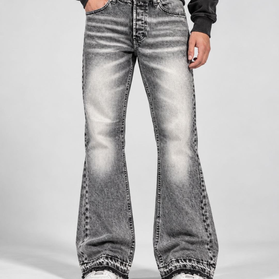 Jeans Flare grey