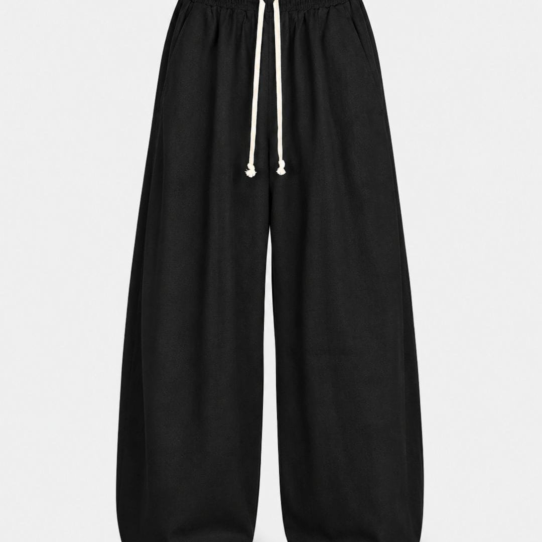 Pantalaccio Misto Lino Nero