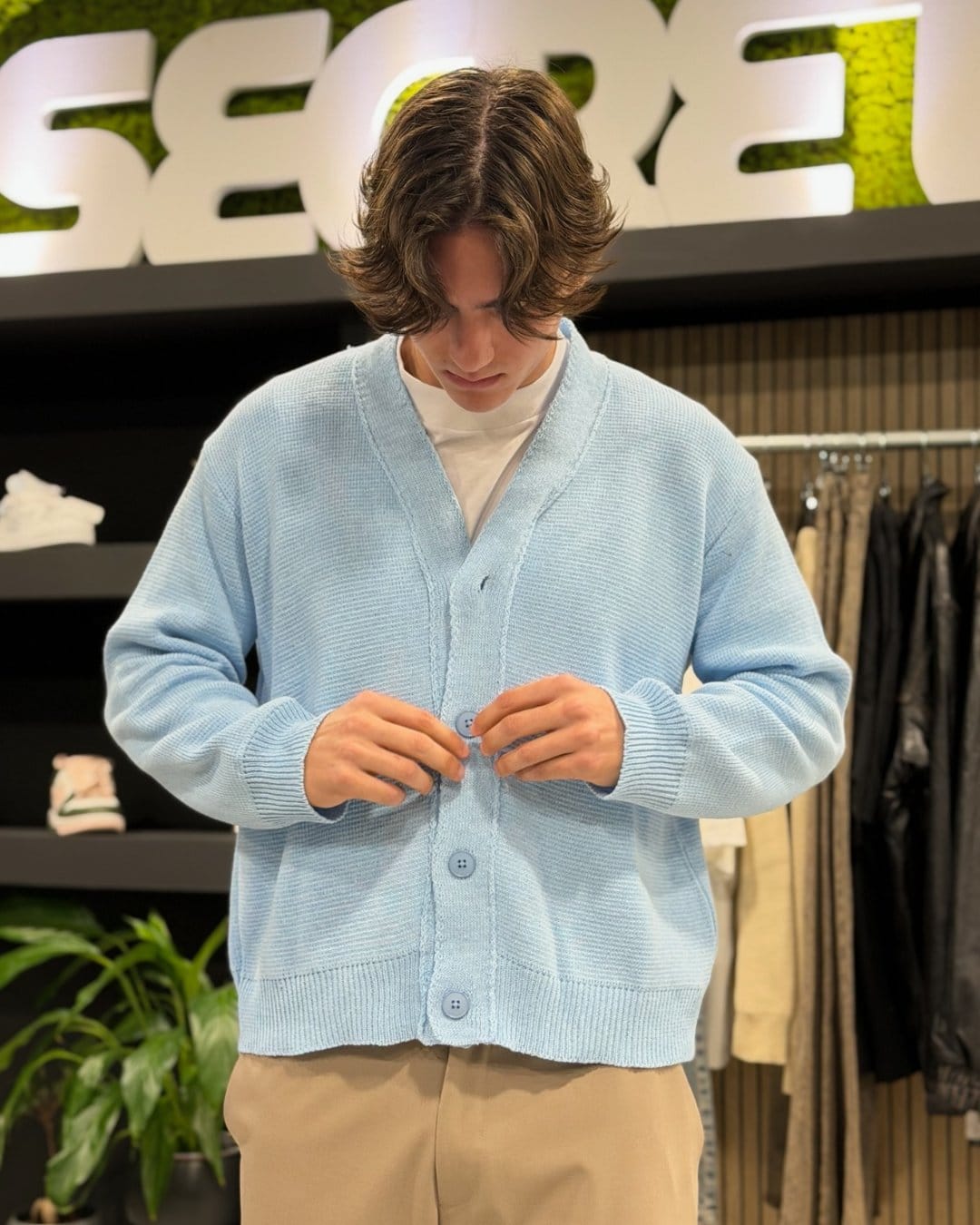Cardigan light blue