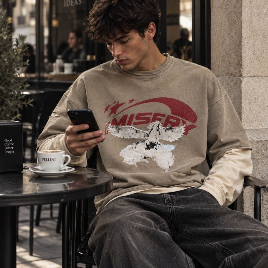 Longsleeve Misery Apricoat