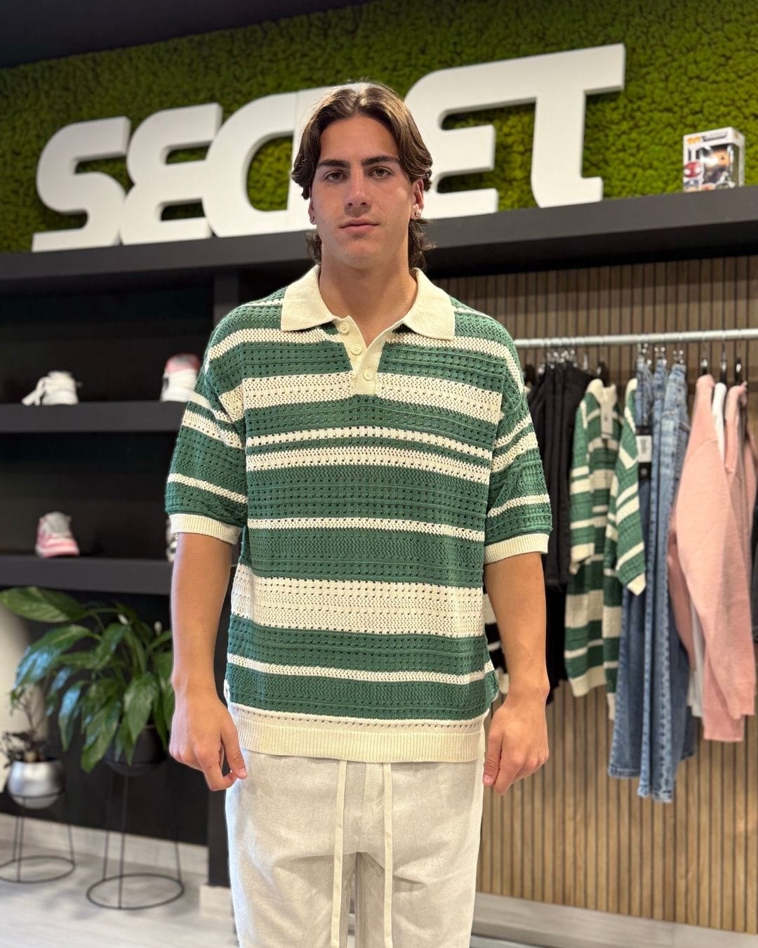Polo Bahamas Green & White