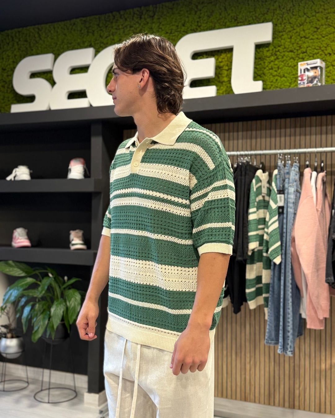 Polo Bahamas Green & White