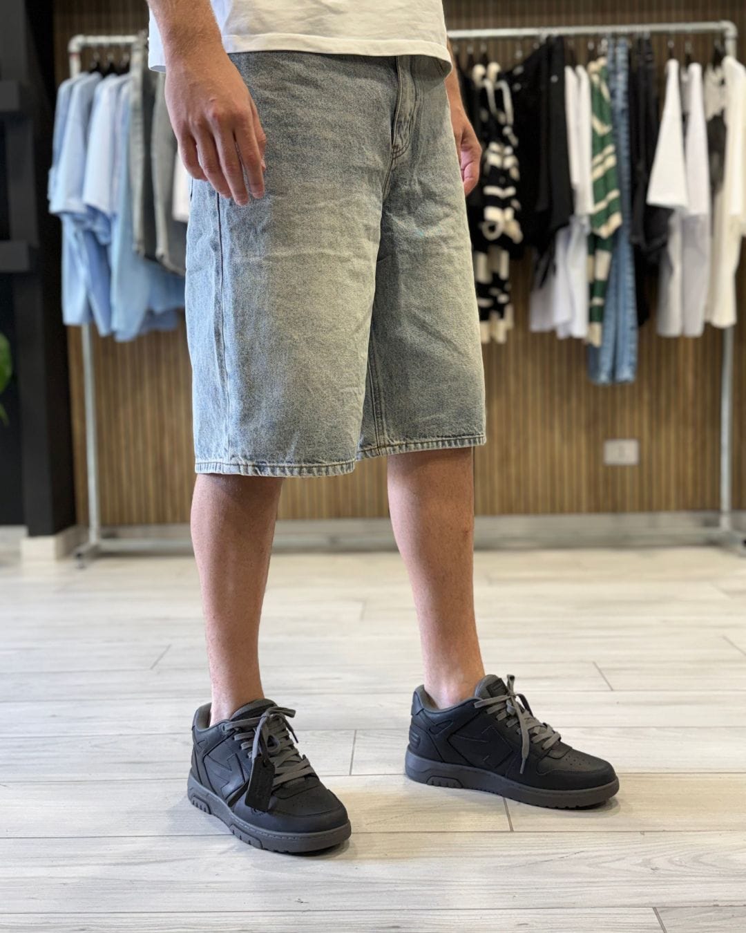 Jeans bermuda basic