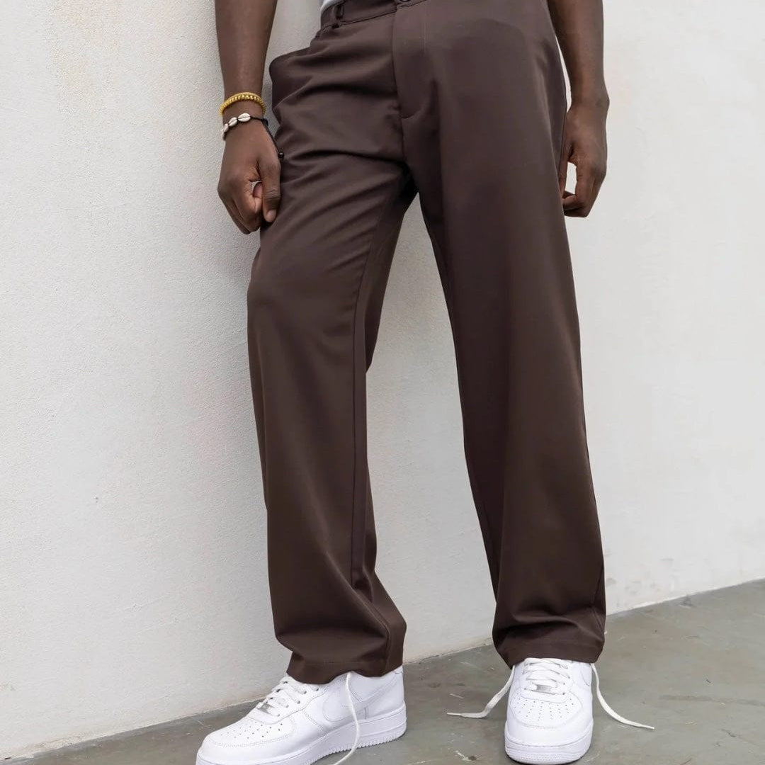 Panta simply marrone