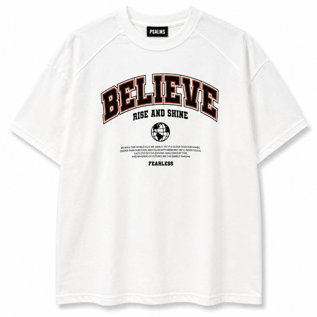 T-Shirt Believe White