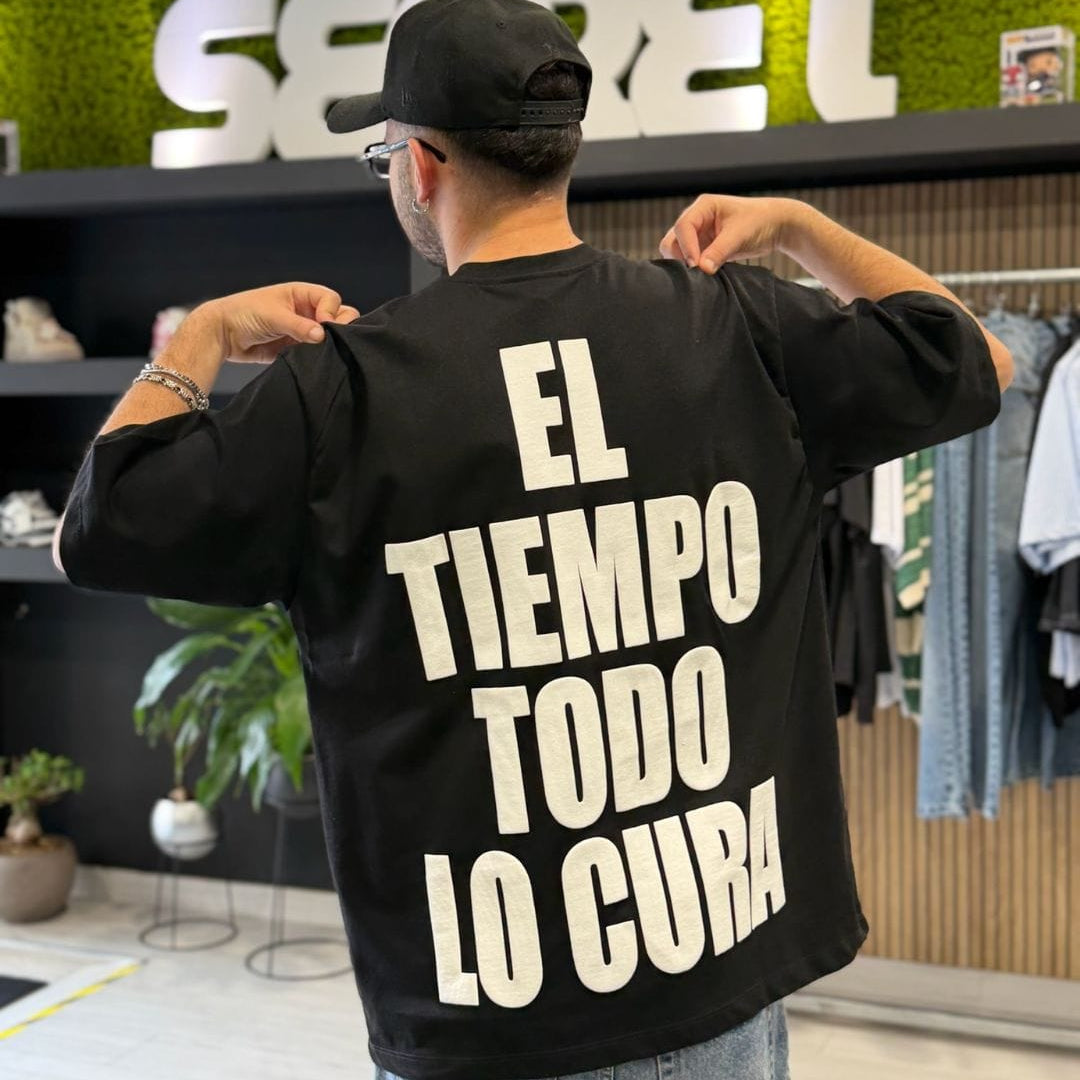 T-Shirt "EL TEMPO" black