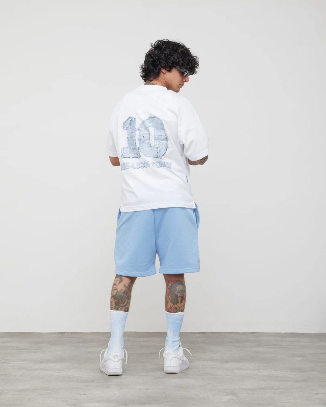 Shorts MLN light blu