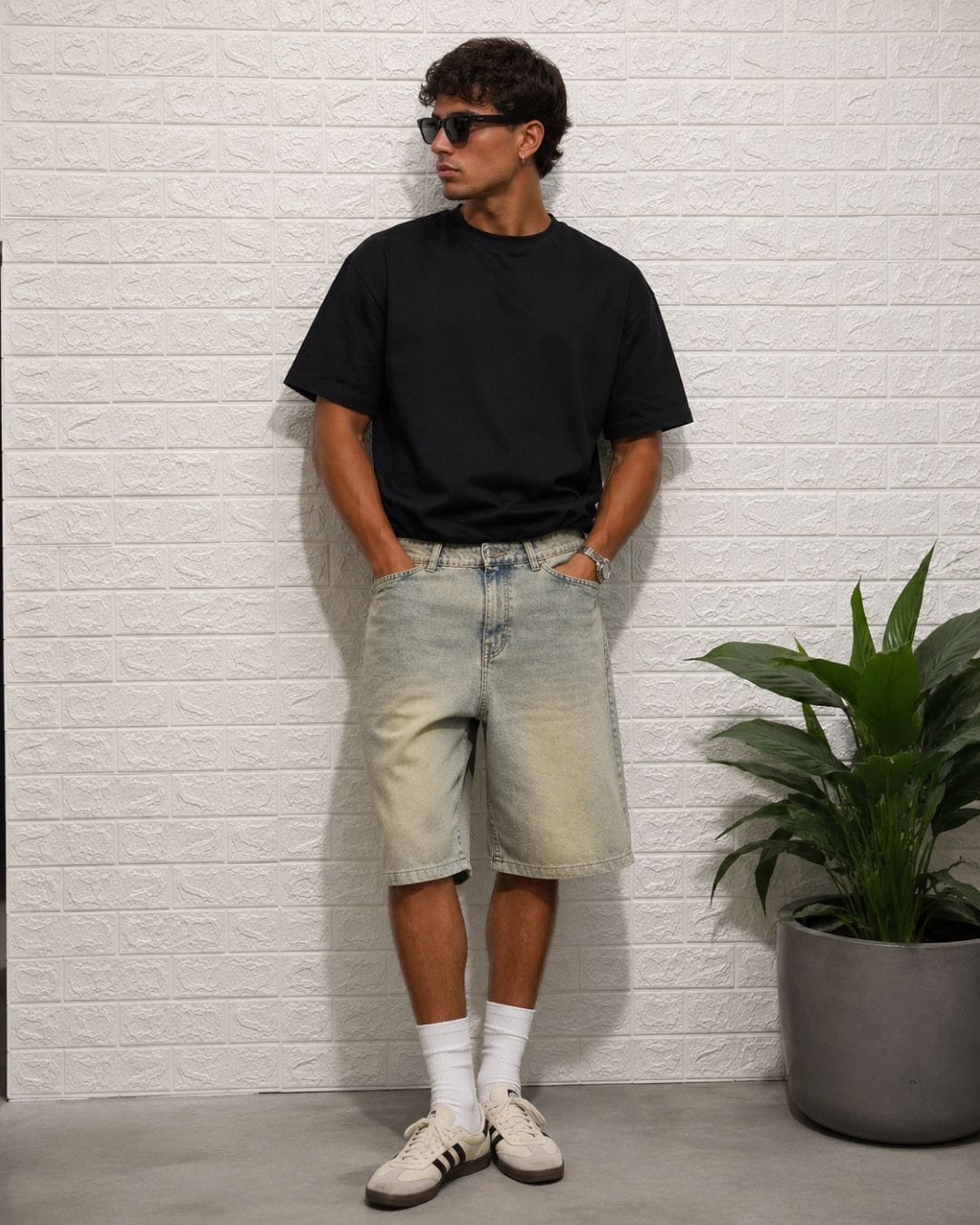 Jeans Washed Blue Bermuda