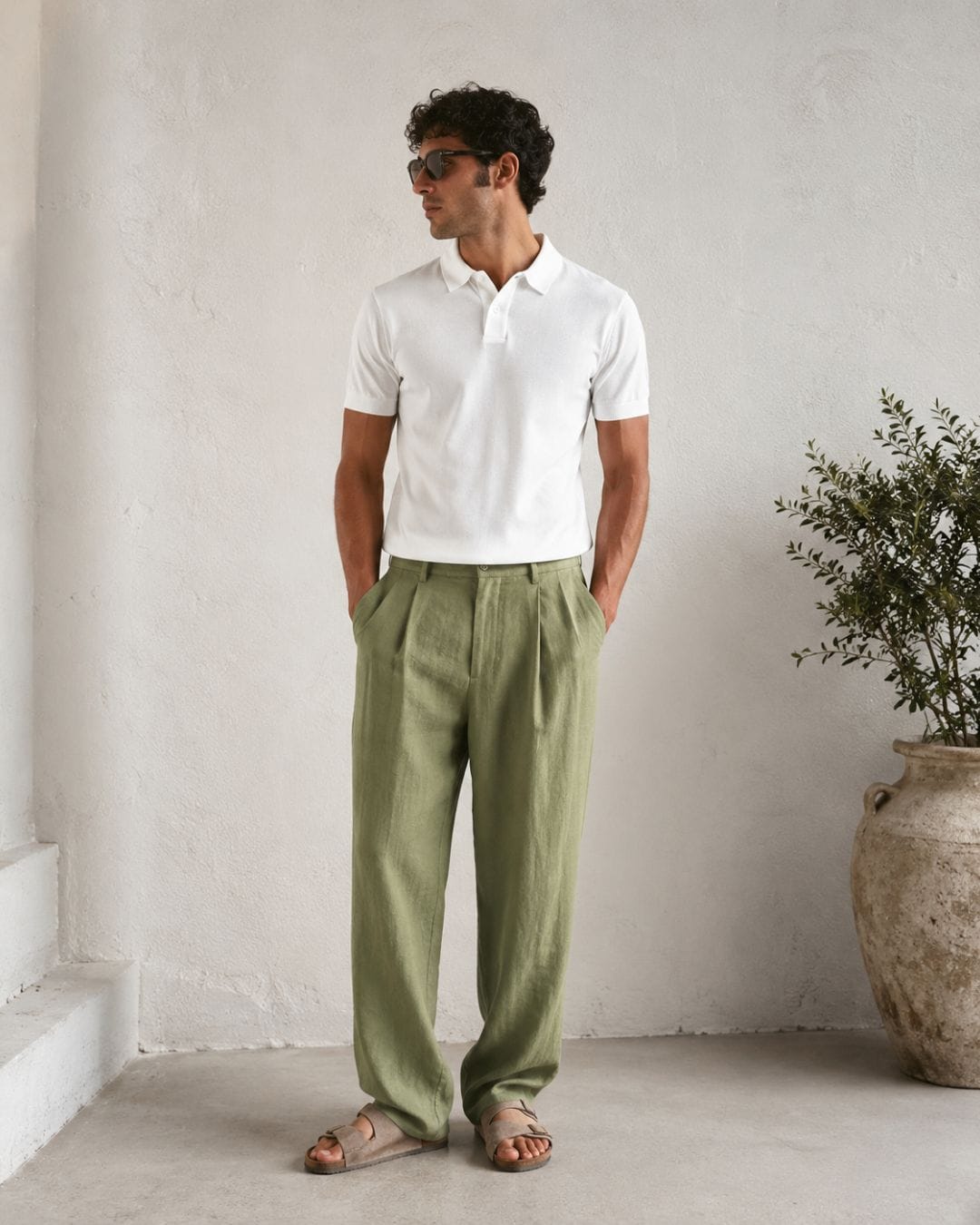 Polo Monaco white