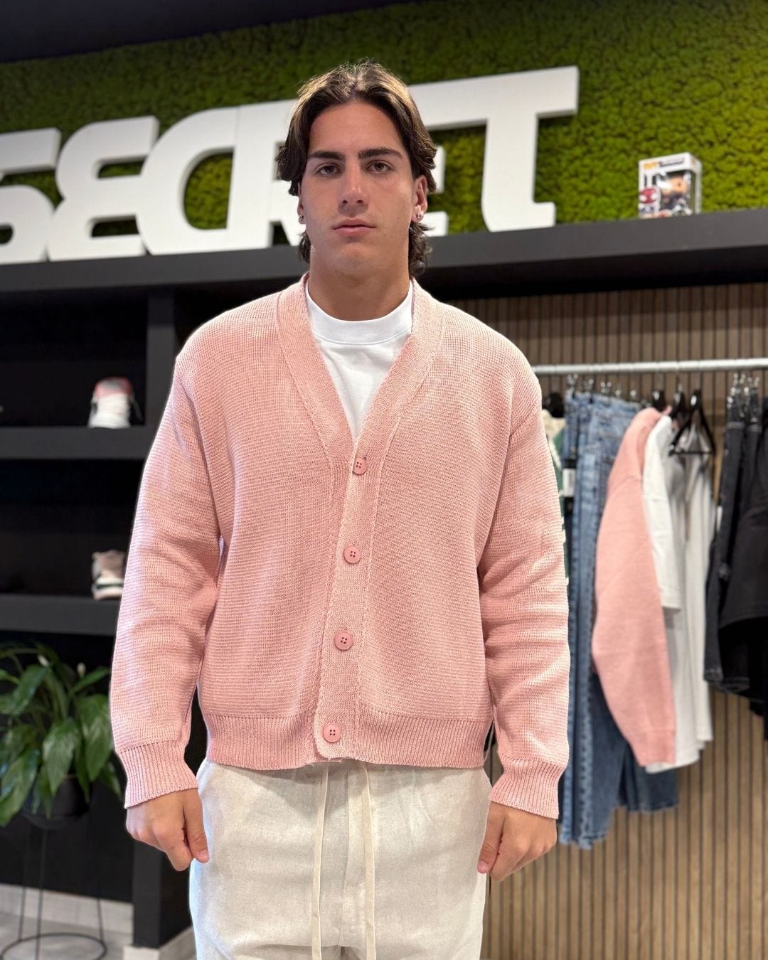 Cardigan pink