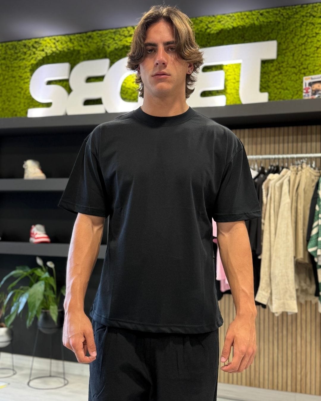 T-Shirt "KISS ME" black