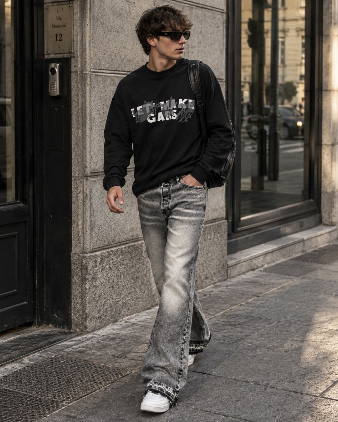 Jeans Flare grey