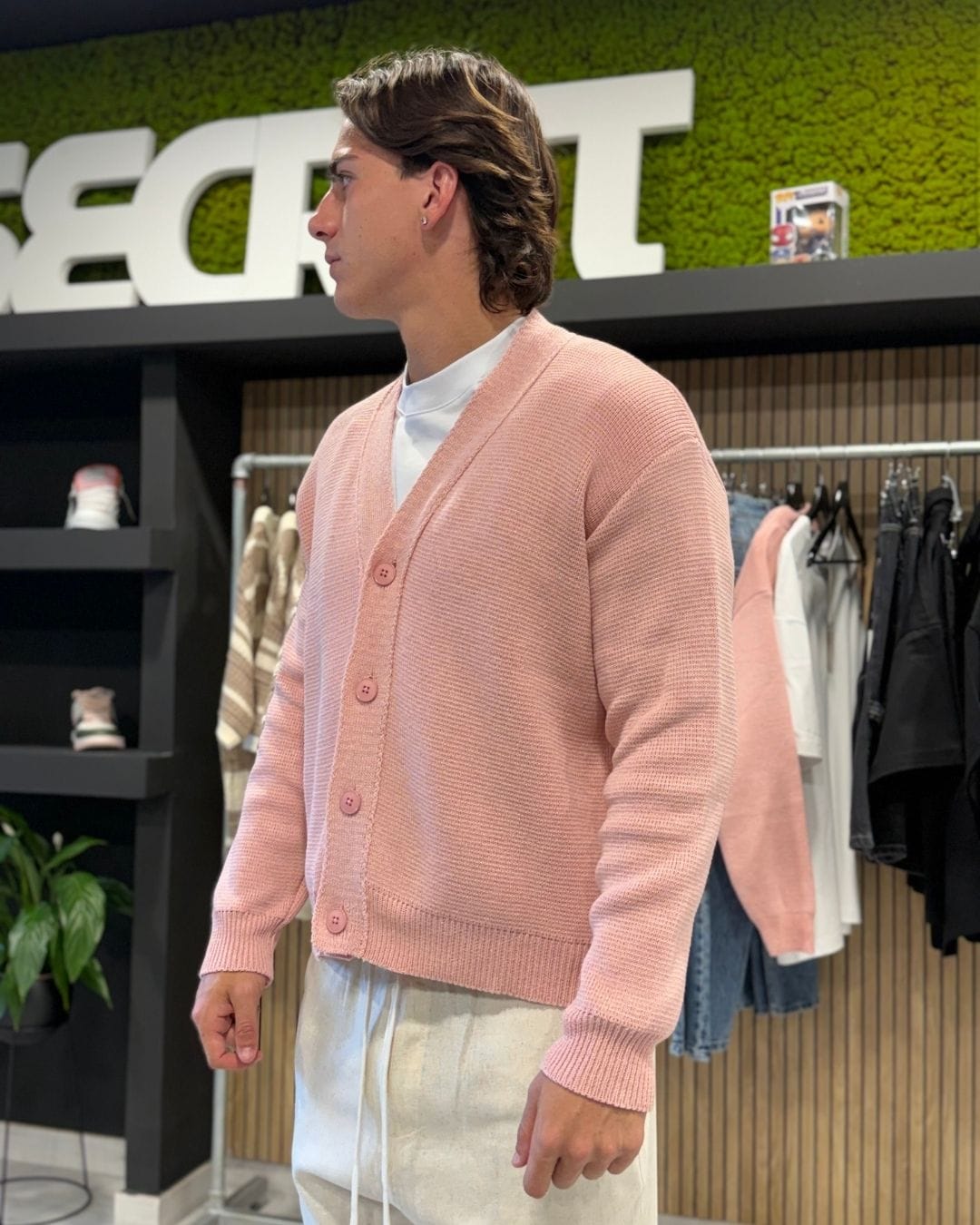 Cardigan pink