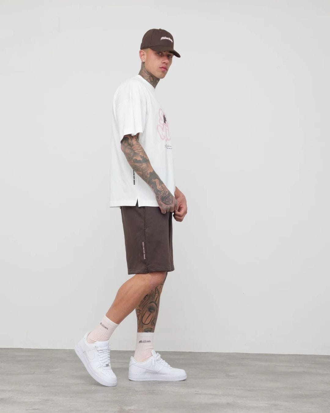 Shorts MLN brown/pink