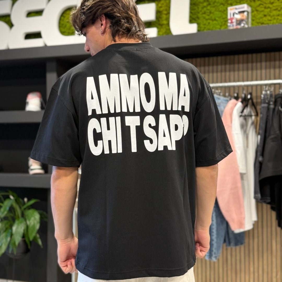 T-Shirt "AMMO CHI T SAP?" black