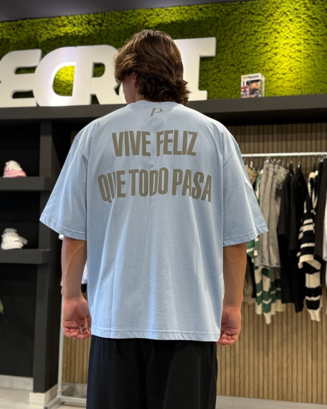 T-Shirt "TODO PASA" celeste