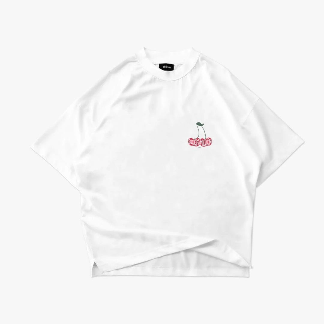 T-Shirt ciliege bianca